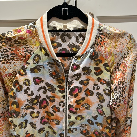 Leopard silk bomber - Picture 4 of 4